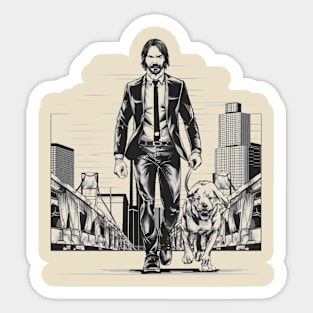 John Wick (bridge) Sticker